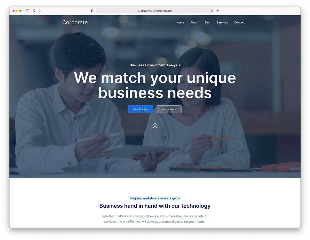 free responsive WordPress theme