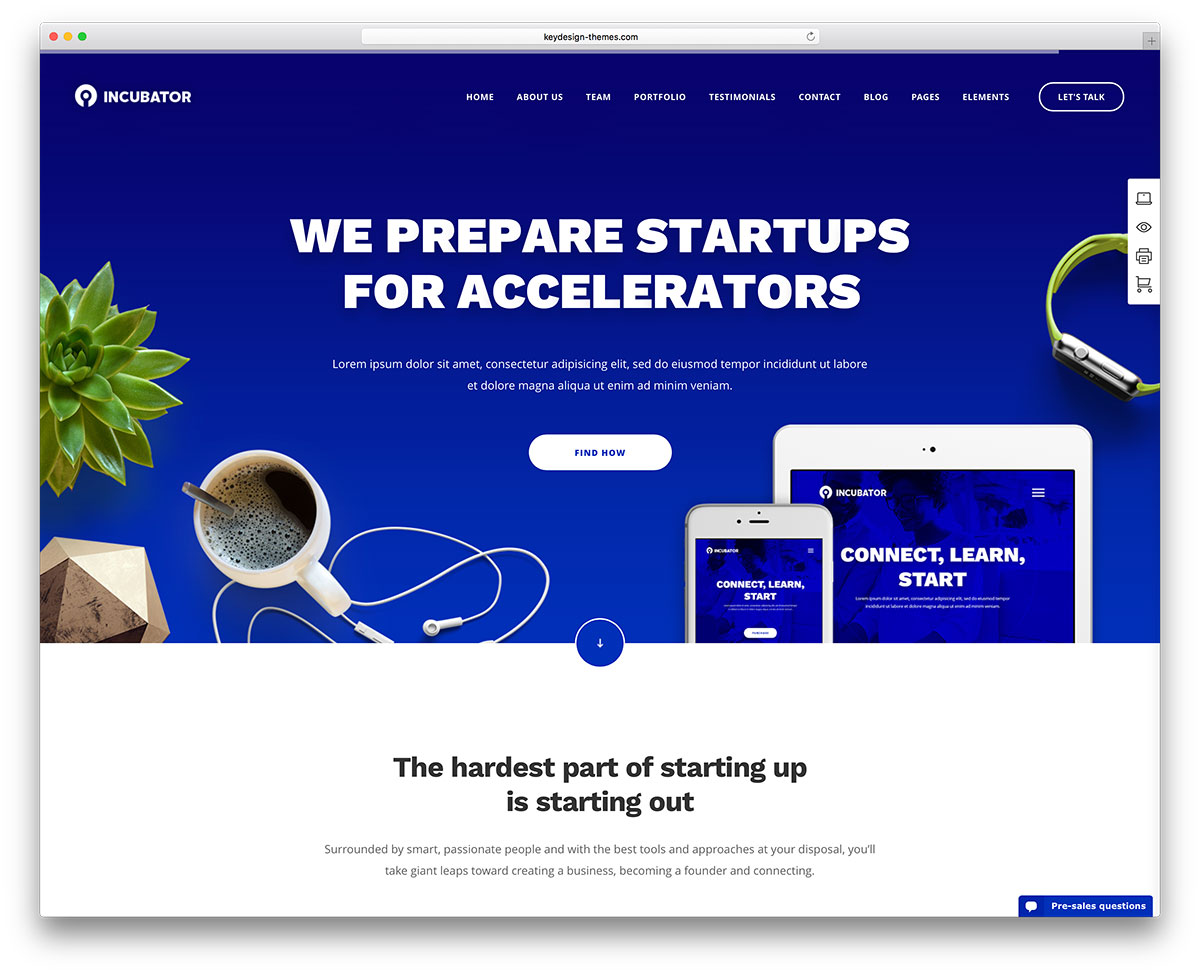 incubator-startup-landing-page-theme