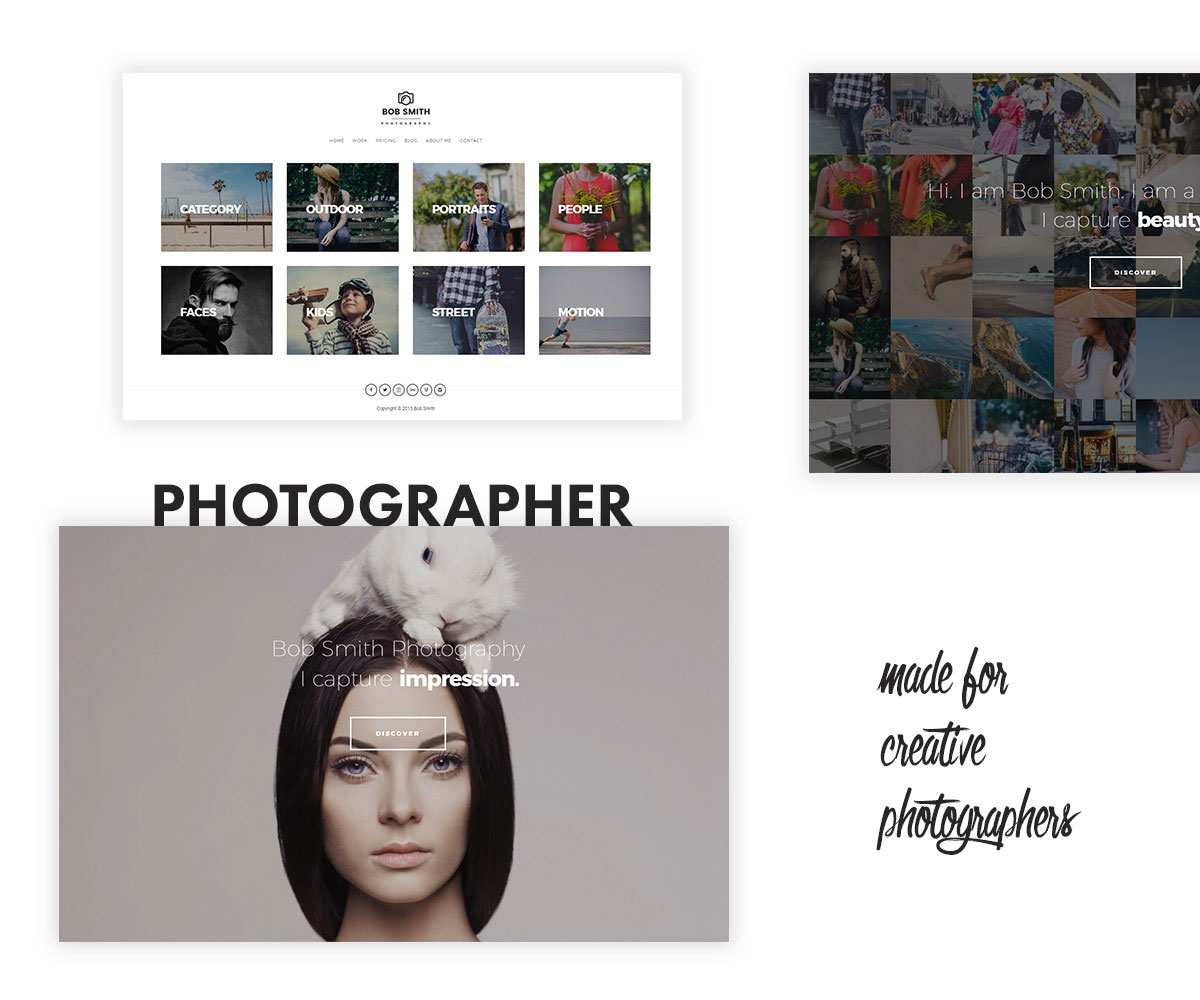 photographer WordPress theme